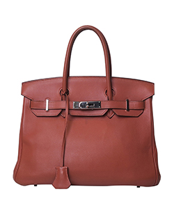 Birkin 30 Veau Swift Leather in Rosy, L in Square, FP, 3